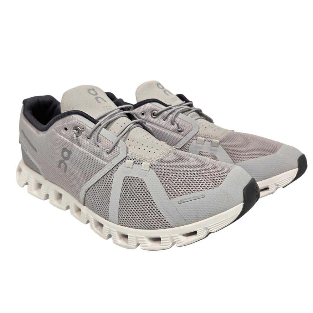 On Cloud 5 Running Shoes Men 12 Grey Low Top Sneakers 59.98909 Athletic Shoes